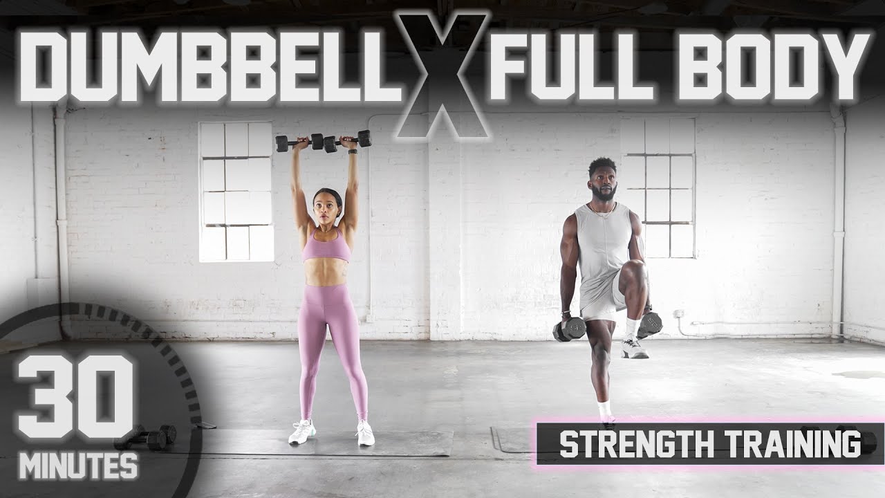 30 Minute Full Body Dumbbell Workout [Strength Training] - PracticalFitness